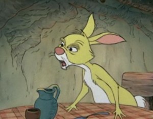 "Give me one good reason why I shouldn't have my boy Piglet here pull your head off."