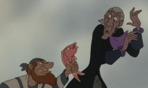 He isn't going to like where that fish is going. Fish ain't gonna like it much either.