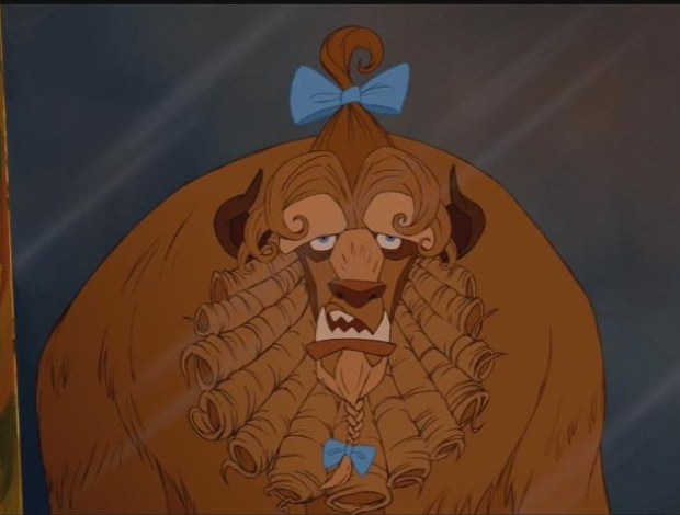 C'mon guys. He's an eighteenth century French aristocrat. That look is waaaay too macho.