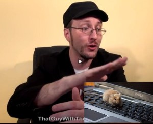 Here's a picture I made of him stroking me like I am his good mouse NO YOU'RE CREEPY AND WEIRD.