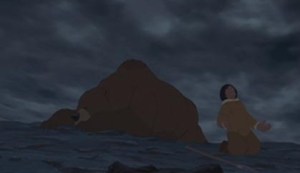 "You ah tearing me apart bear!"