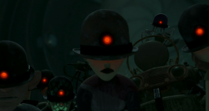 Now that is one dapper zombie apocalypse.