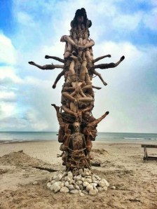 "Our killer just arrived, spent two weeks assembling this and the POOF! He was gone..."