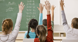 classroom hands raised resized