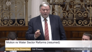"Because the people of Ireland have now seen what they are up against. Particularly the socialist led protest that was up there..."