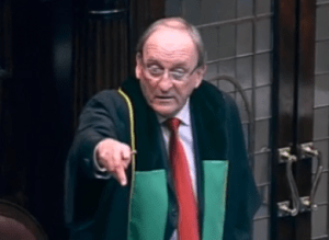 "Can you please to the deputies by their proper titles?"