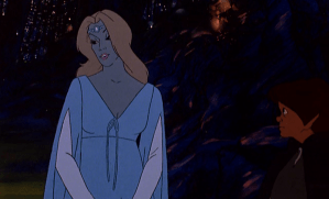 "Oh sure. In the place of a Dark Lord you would have a Queen. Suuuure. Not dark but beautiful and terrible as the Morn. As if."