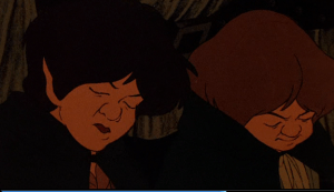 "Looks like were done for, Merry." "Im Pippin, youre Merry." "Actually? Im pretty bummed right now."