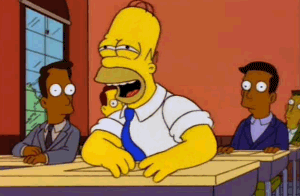 Homer Laughing