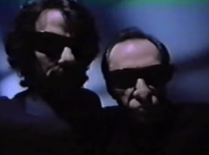 And we're wearing sunglasses.