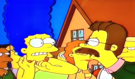 "Whats that? Garret Fitzgerald had good intentions!? My country cant live on good intentions Marge!"