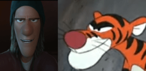 Look at those beady little eyes. And that preposterous chin!