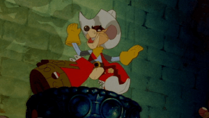 "I had strings, but now its true." "Im just a mouse like you!"