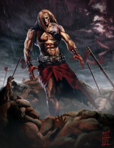 Meanwhile, Cúchulainn sits on the damn shelf.