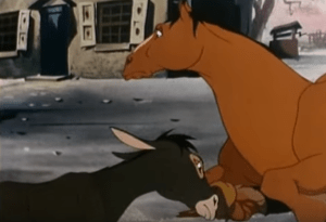 "Man I hate those pigs!" "I know! Lousy commies."