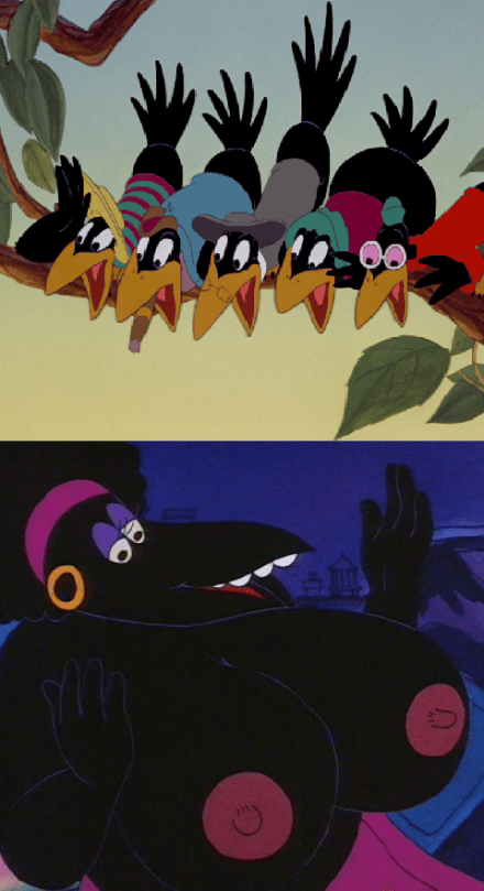 The crows from Dumbo cannot BELIEVE THIS SHIT.