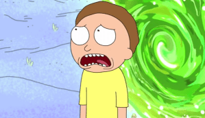 “Rick? Where are we…I...uh…I think I’m going to be sick, Rick…”